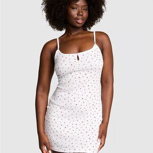 PINK Victoria's Secret COTTON🍒 Pointelle Cotton 🍒 print